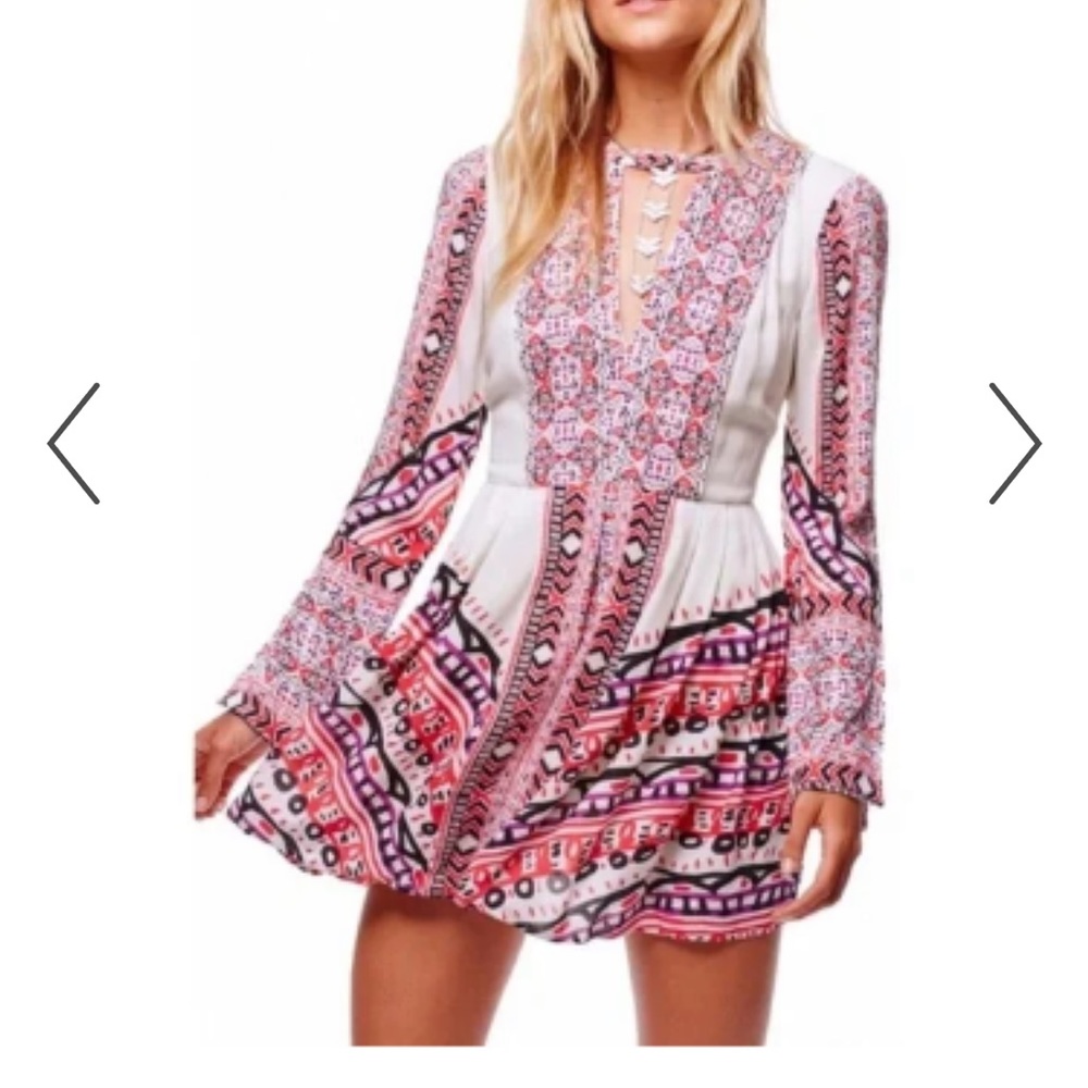 Free People Geometric Print Dress